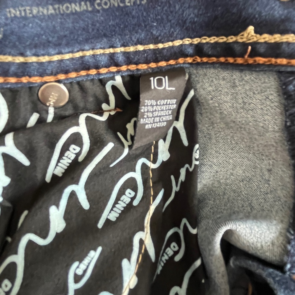INC International Concepts Women's Skinny Jeans - Dark Blue - Picture 4 of 4
